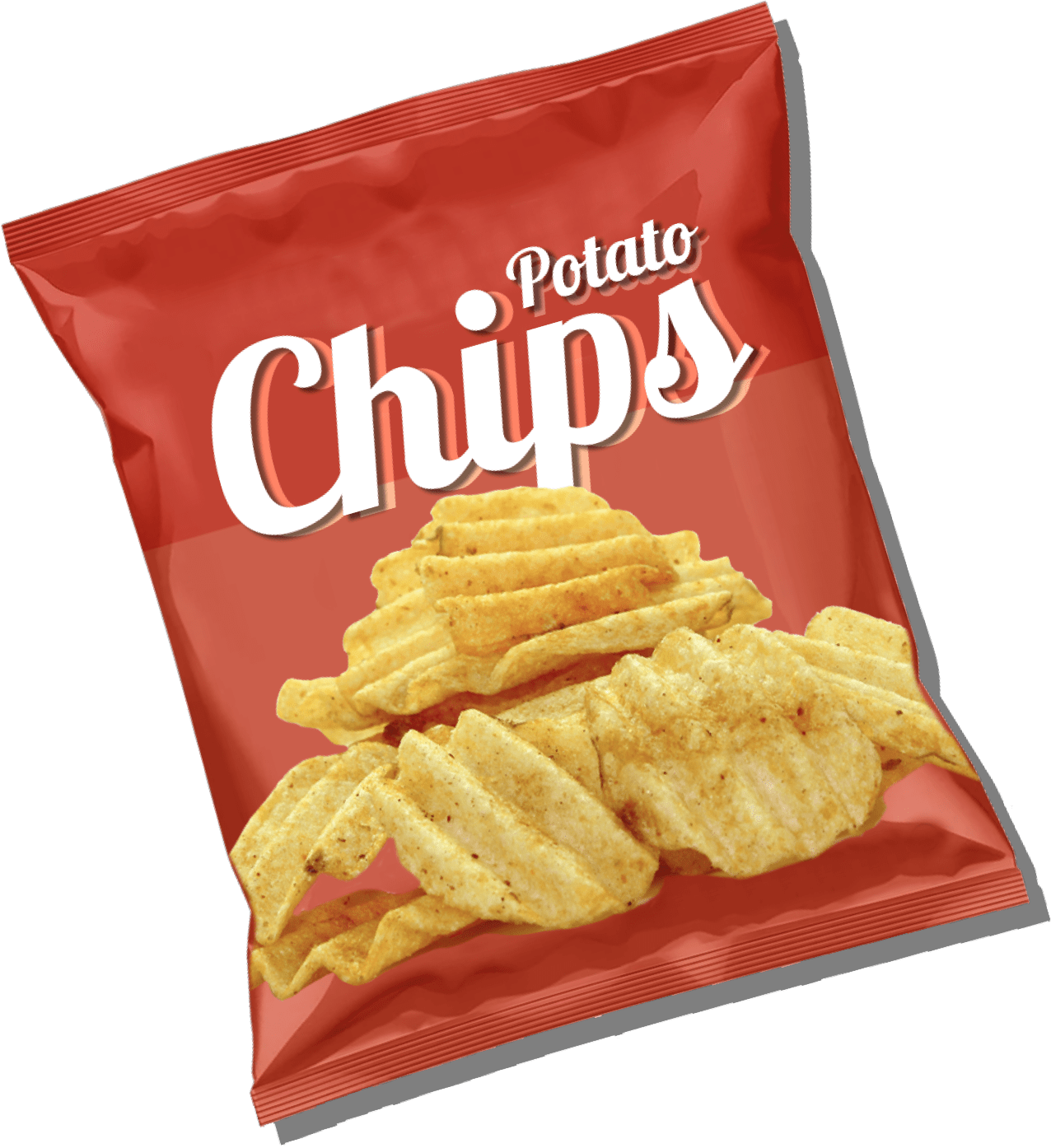 Potato chips bag